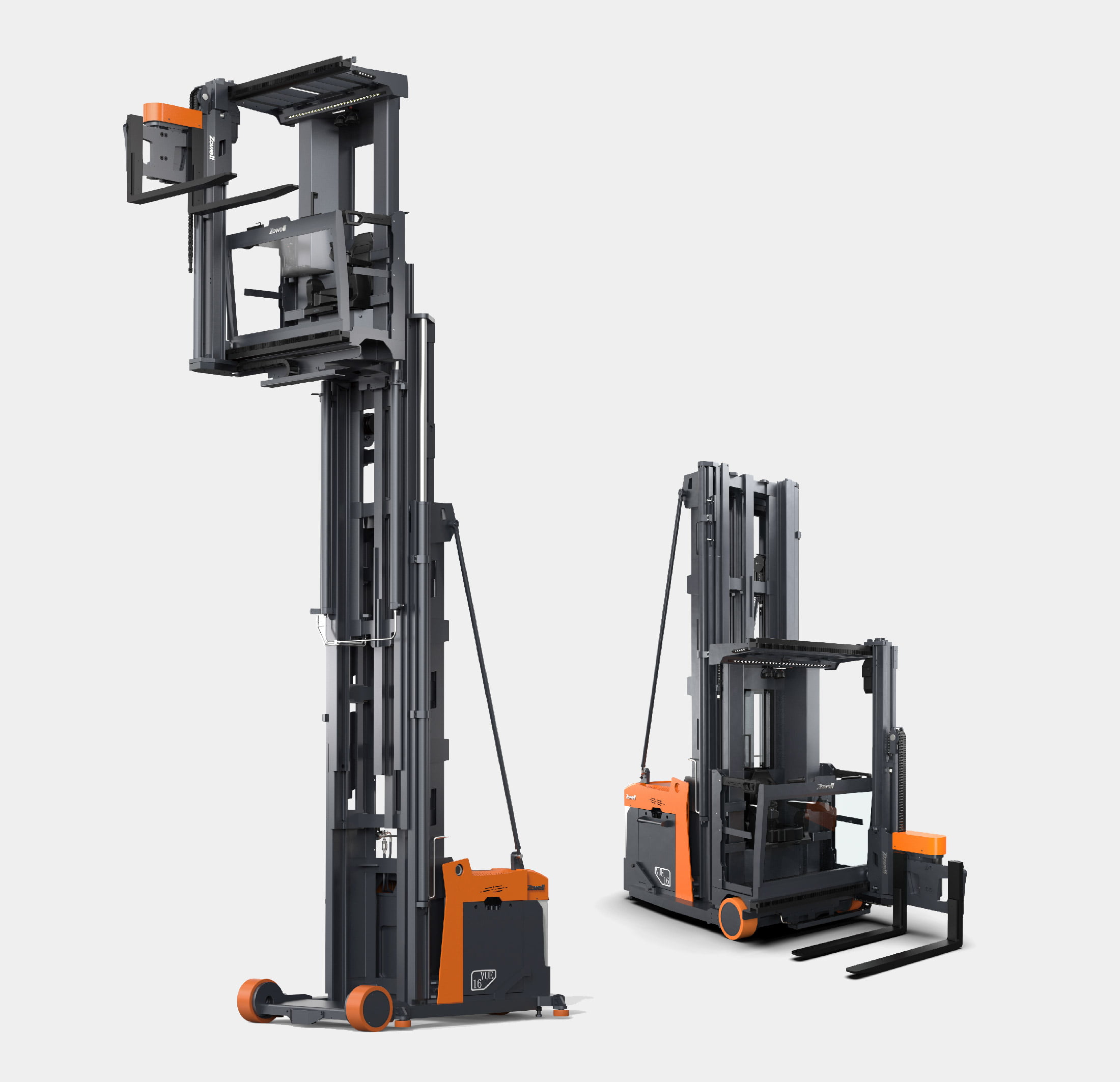 Man up VNA forklift