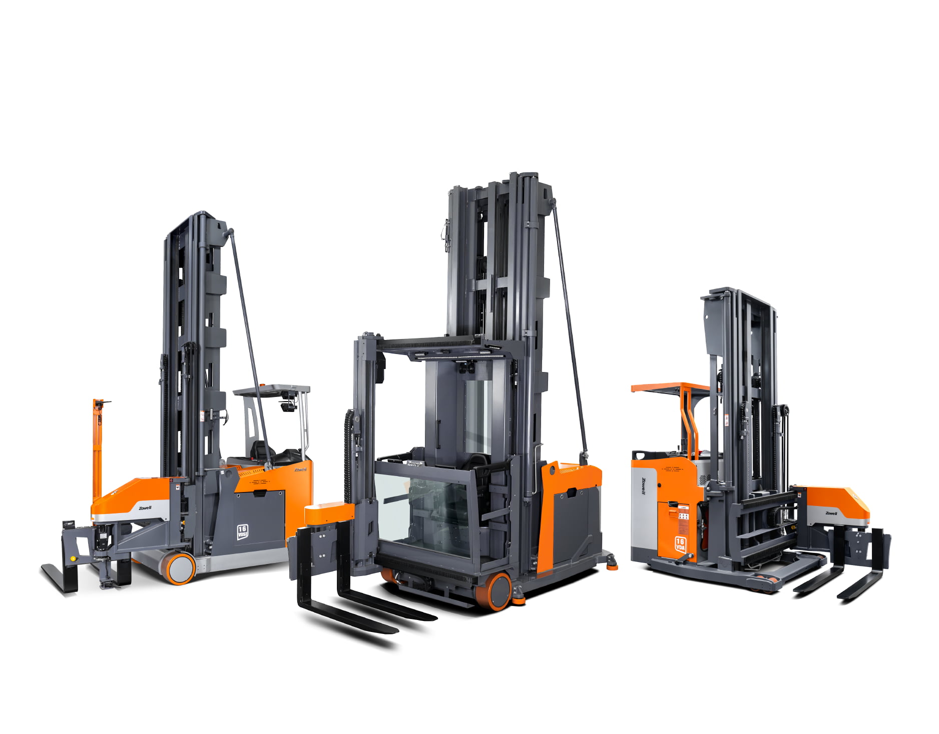 Empilhadeiras para corredores muito estreitos