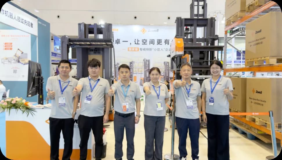 Soluções para corredores estreitos da Zowell fazem uma estreia marcante na Exposição de Equipamentos Logísticos de Qingdao